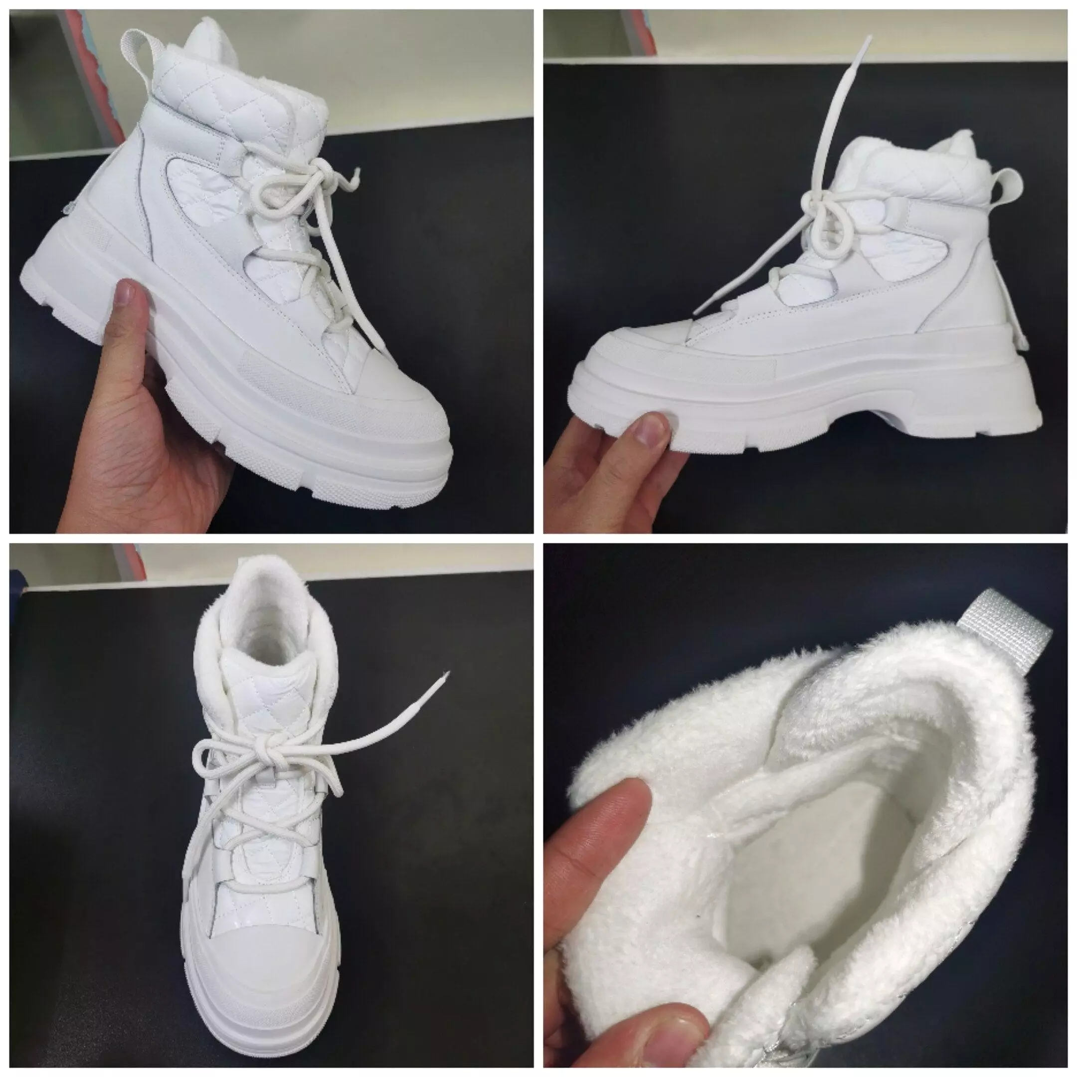 Platform Ankle Sneaker Boots