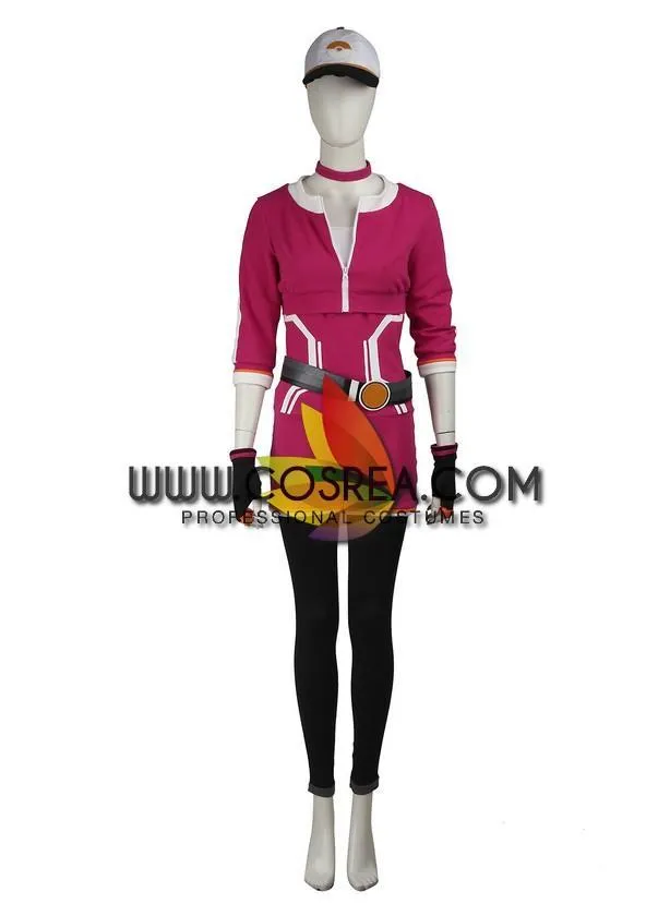 Pokemon Go Red Female Trainer Cosplay Costume