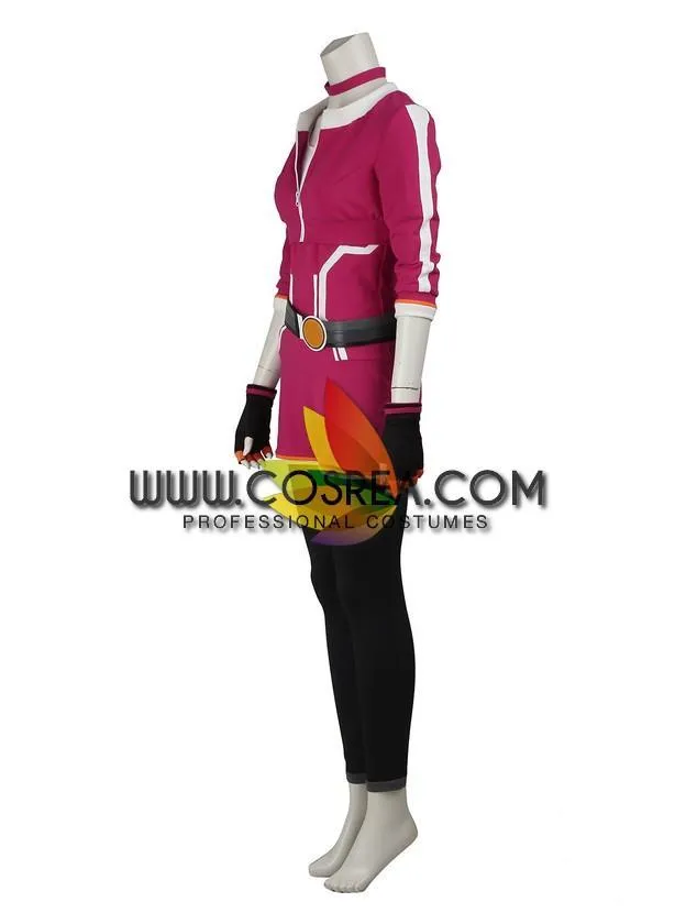 Pokemon Go Red Female Trainer Cosplay Costume