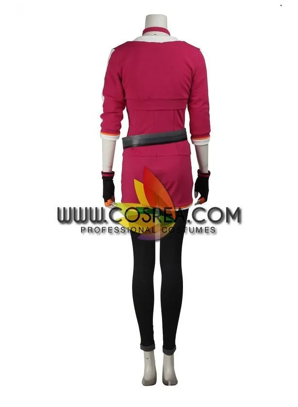 Pokemon Go Red Female Trainer Cosplay Costume