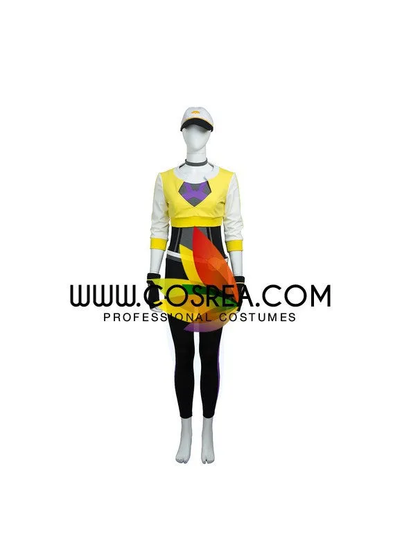 Pokemon Trainer Yellow Cosplay Costume