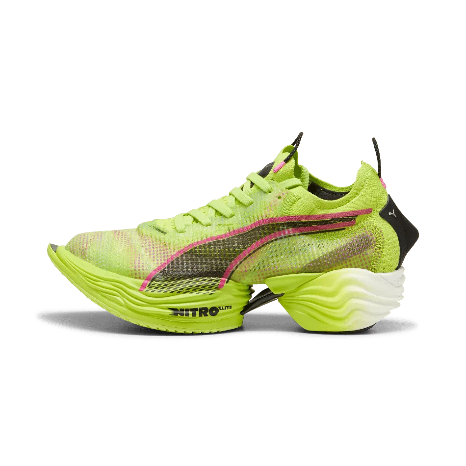 Puma FAST-R Nitro Elite 2 Psychedelic R Men's  Running Shoes SS24 Lime Pow-Puma Black-Poison Pink