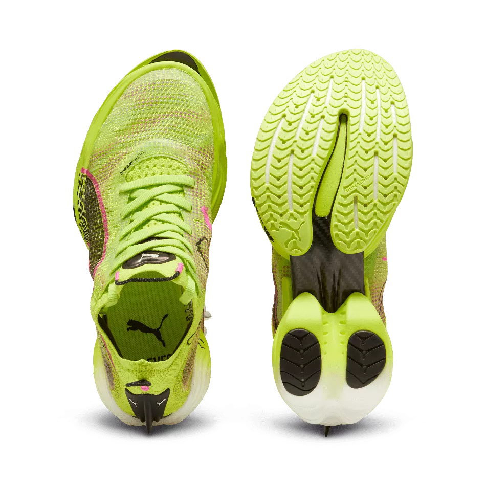 Puma FAST-R Nitro Elite 2 Psychedelic R Men's  Running Shoes SS24 Lime Pow-Puma Black-Poison Pink