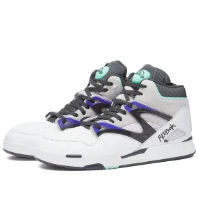 Reebok Pump Omni Zone IIWhite, Pure Grey & Hint Mint