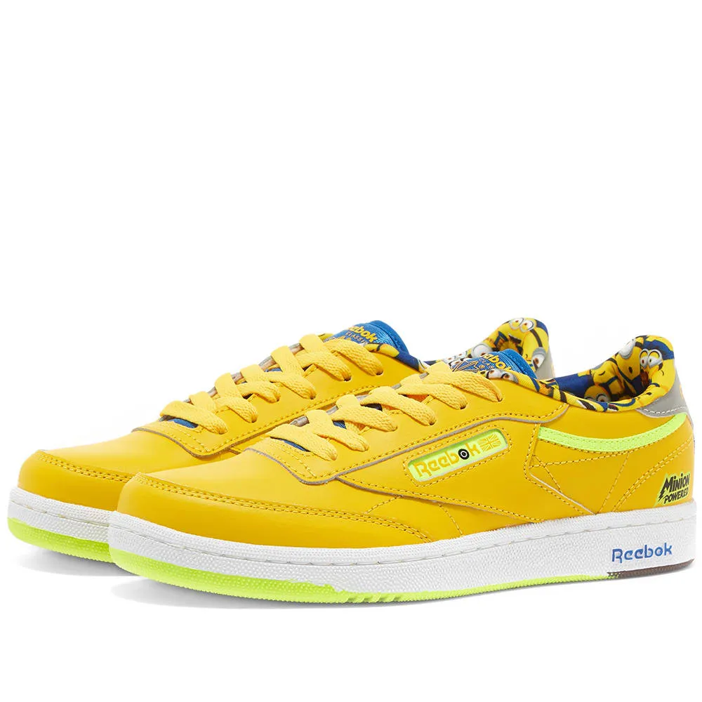 Reebok x Minions Club C 85Yellow, Blue & Solar Yellow