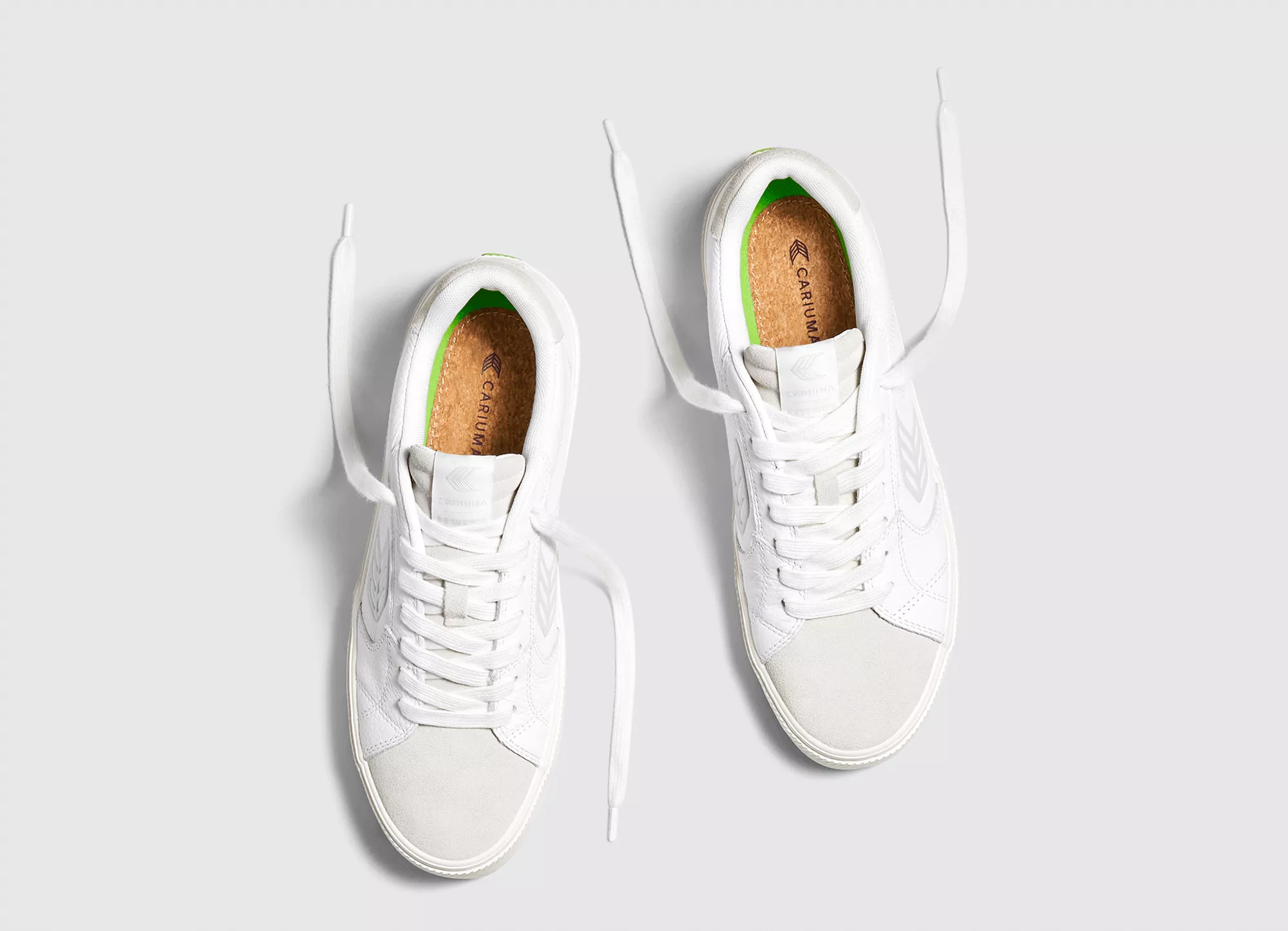 SALVAS White Premium Leather Vintage White Suede Ice Logo Sneaker Men