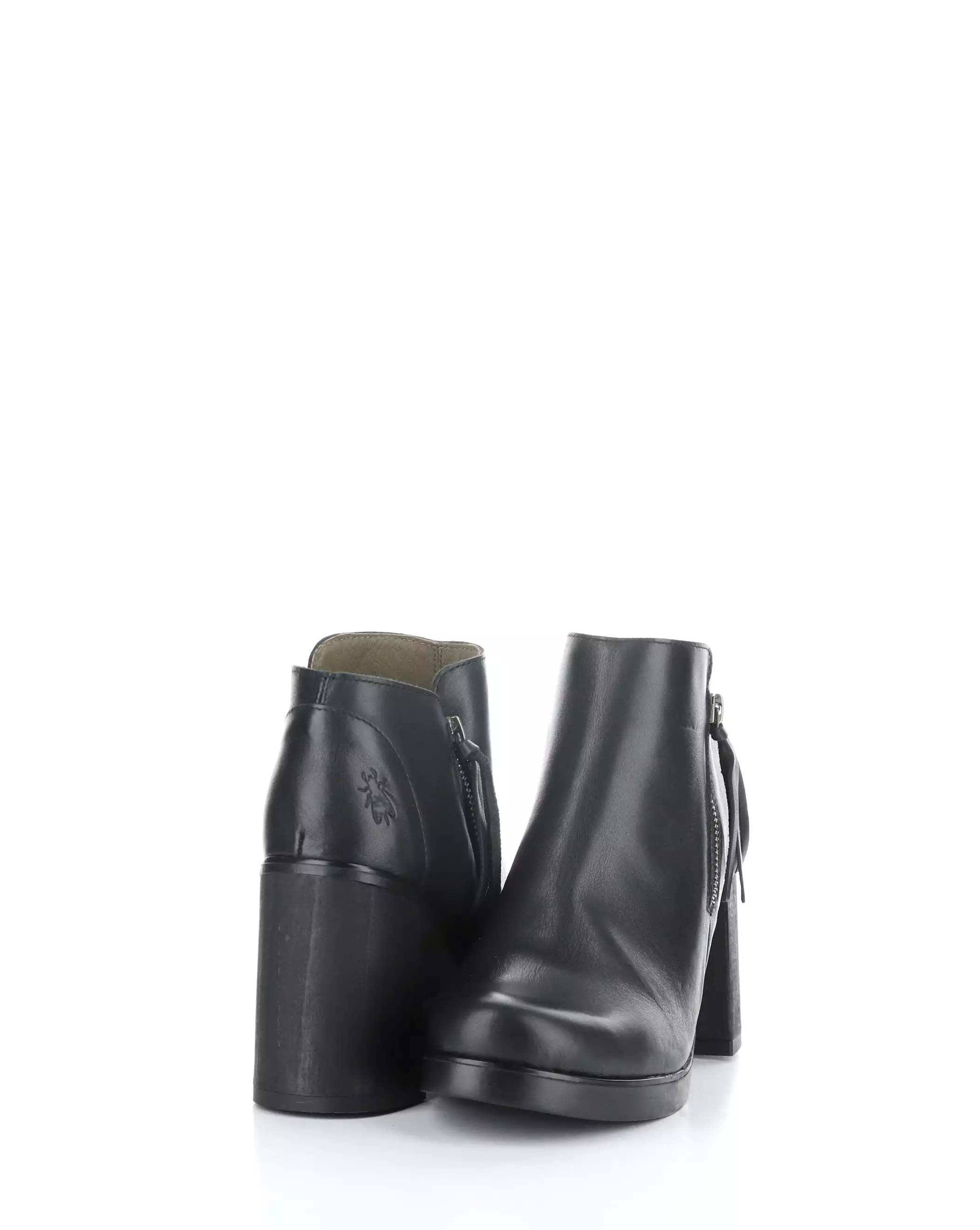 SHAR986FLY 000 BLACK Round Toe Boots