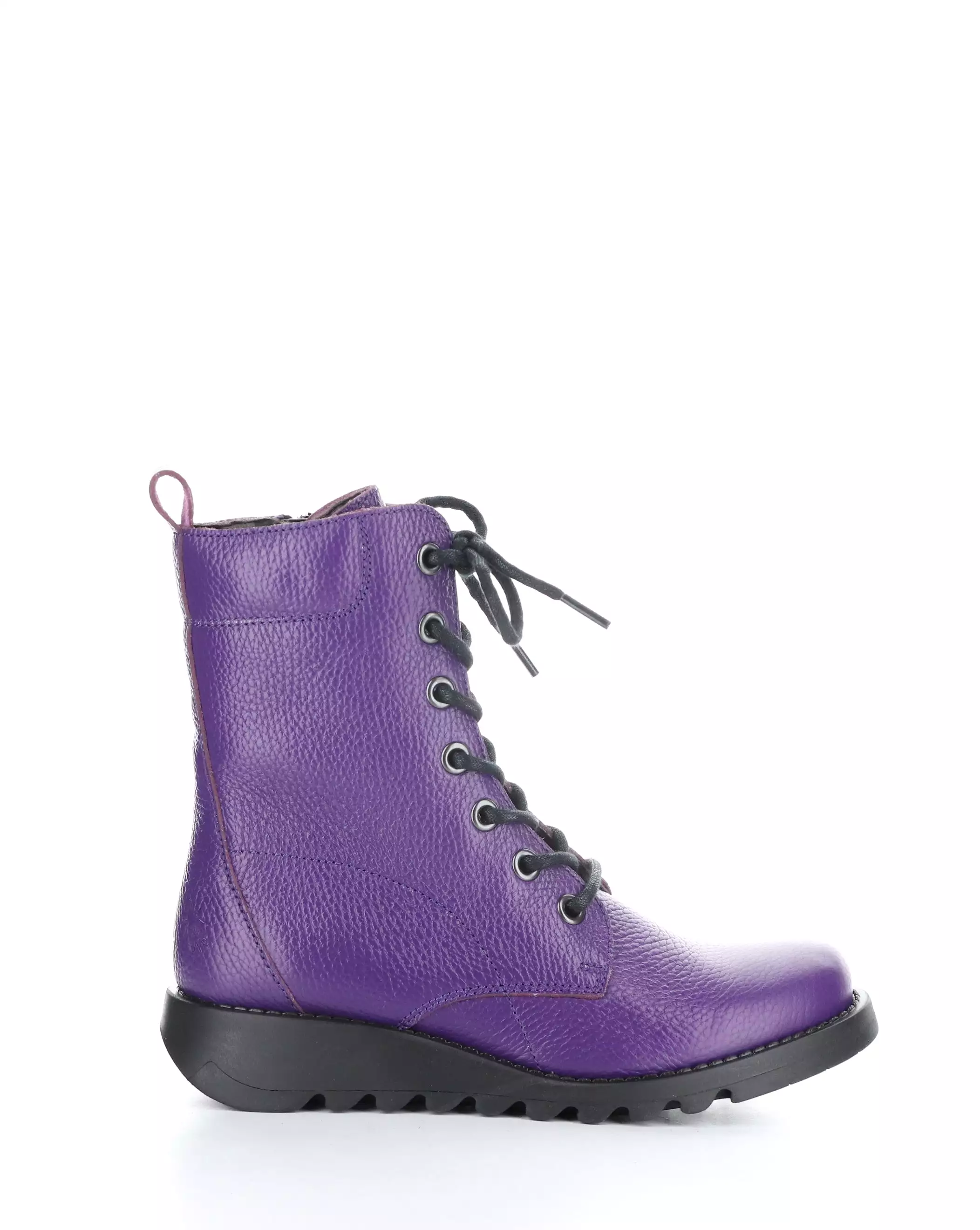 SILF015FLY 006 PURPLE Round Toe Boots