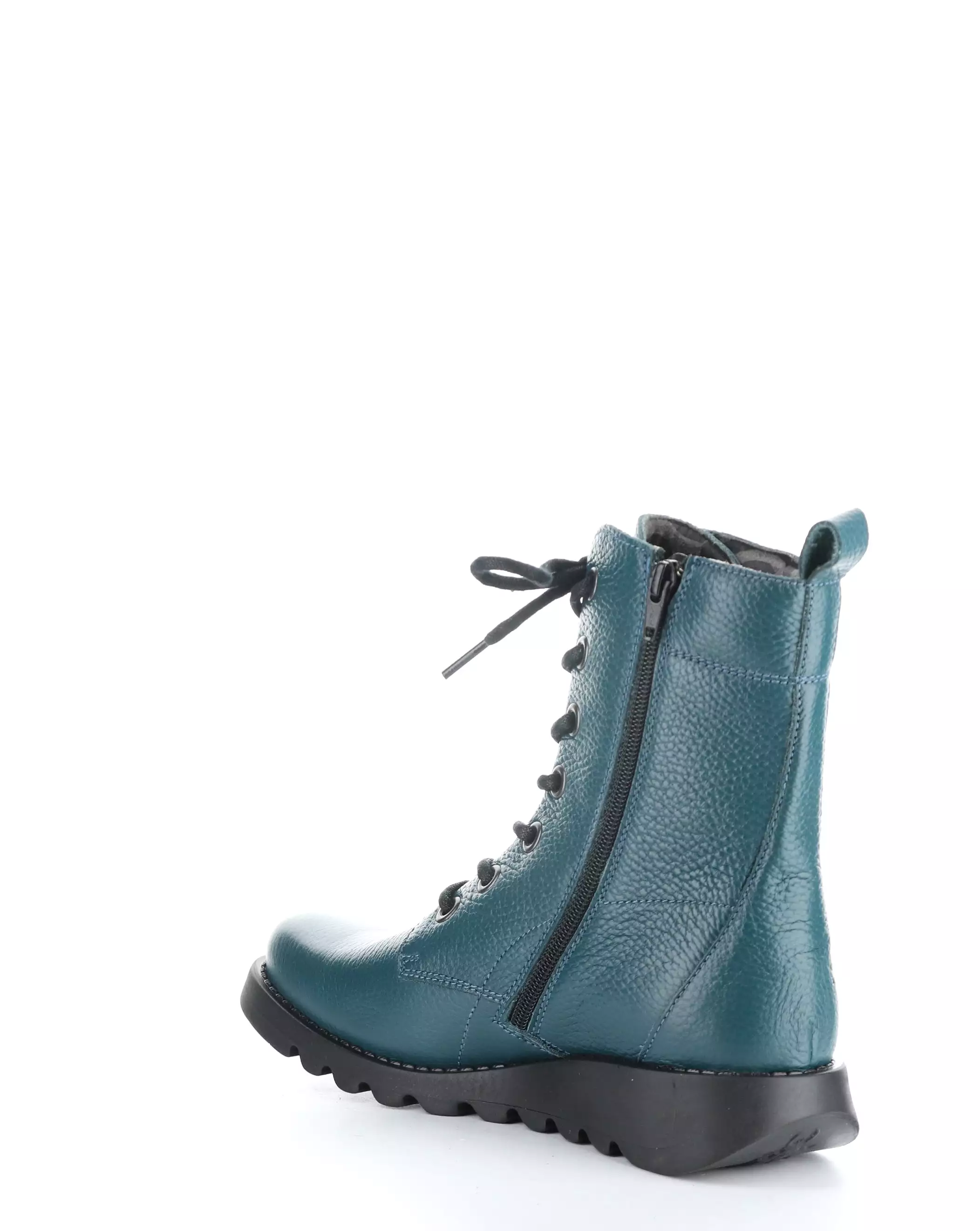 SILF015FLY 007 TEAL Round Toe Boots