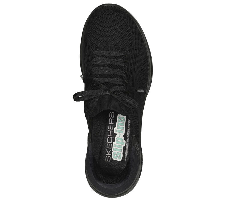 'Skechers' Women's Ultra Flex 3.0-Brilliant Path Slip-ins - Black / Black