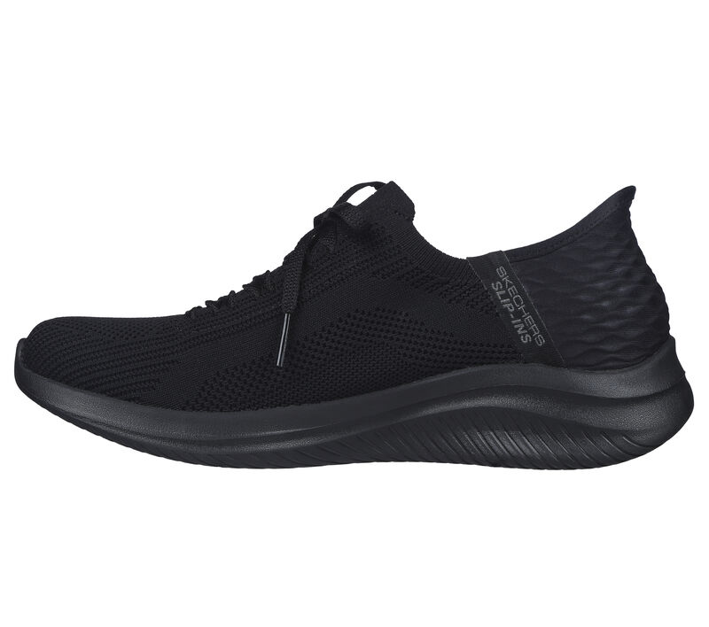 'Skechers' Women's Ultra Flex 3.0-Brilliant Path Slip-ins - Black / Black