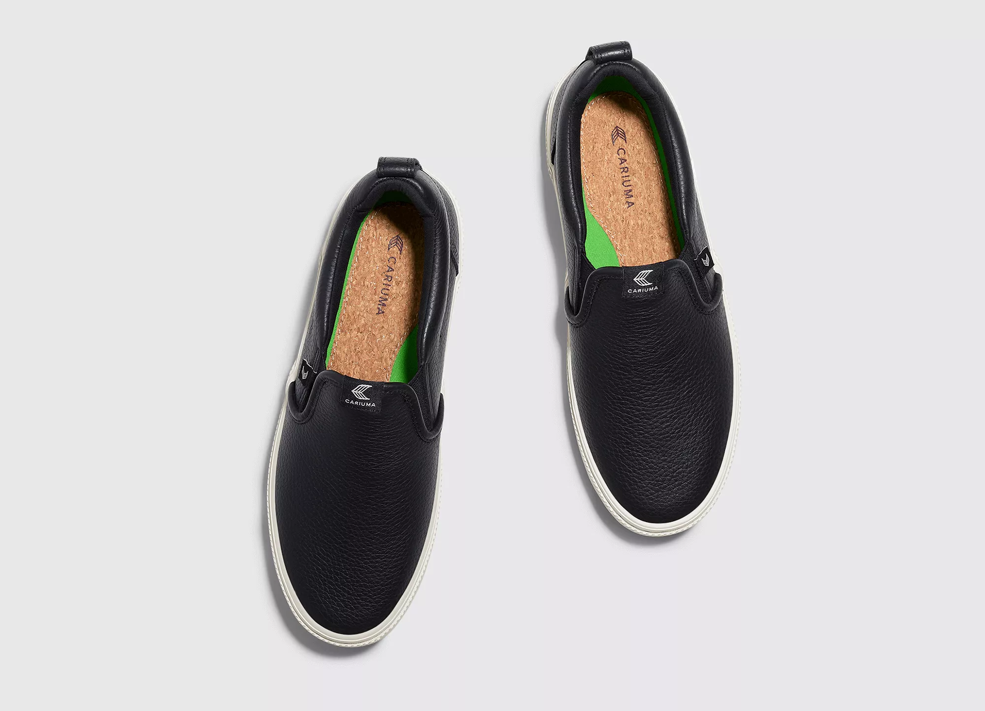 SLIP-ON Black Premium Leather Sneaker Women