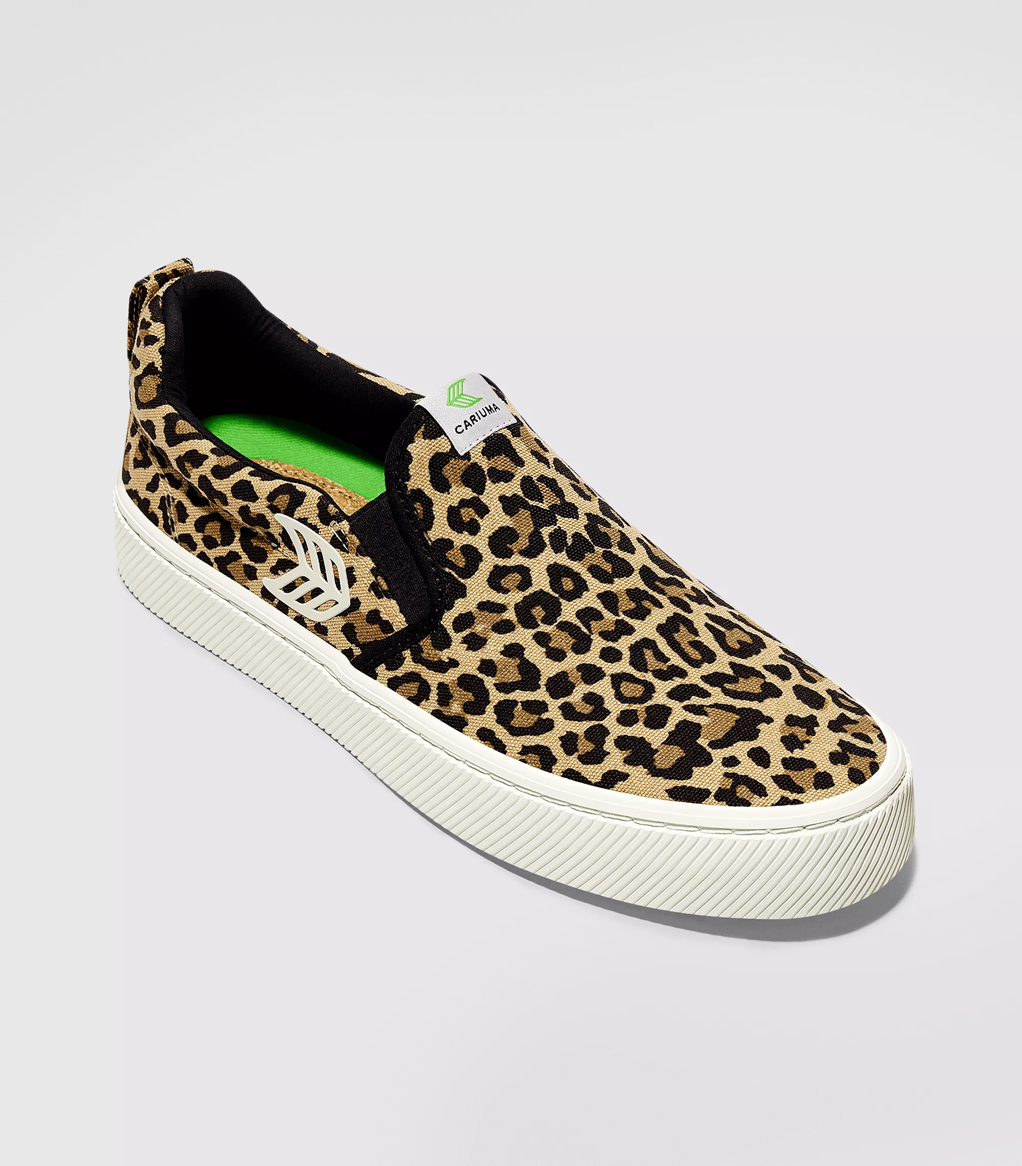 SLIP ON Leopard Print Canvas Sneaker Women