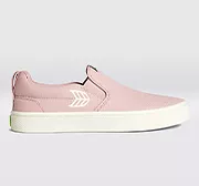 SLIP ON Rose Canvas Ivory Logo Sneaker Men