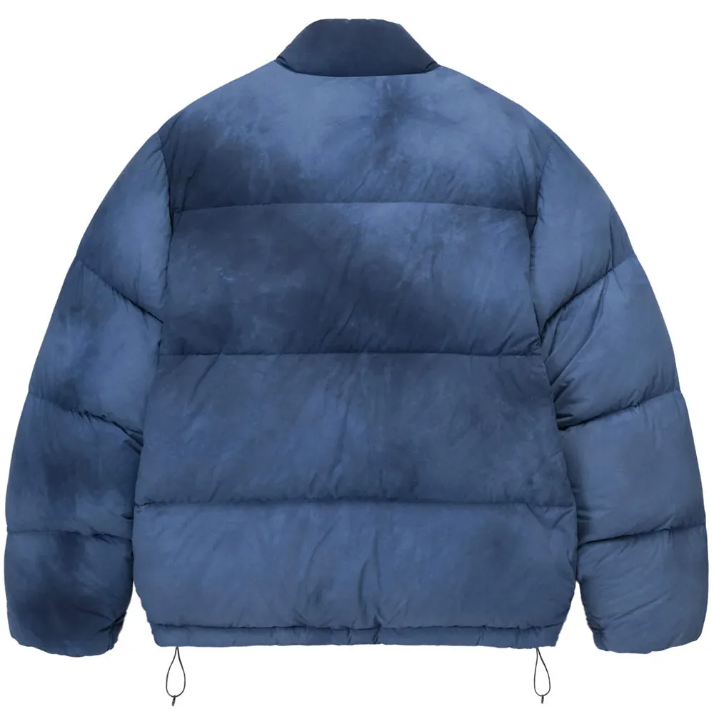 STSSY RECYCLED NYLON DOWN PUFFER // WASHED NAVY