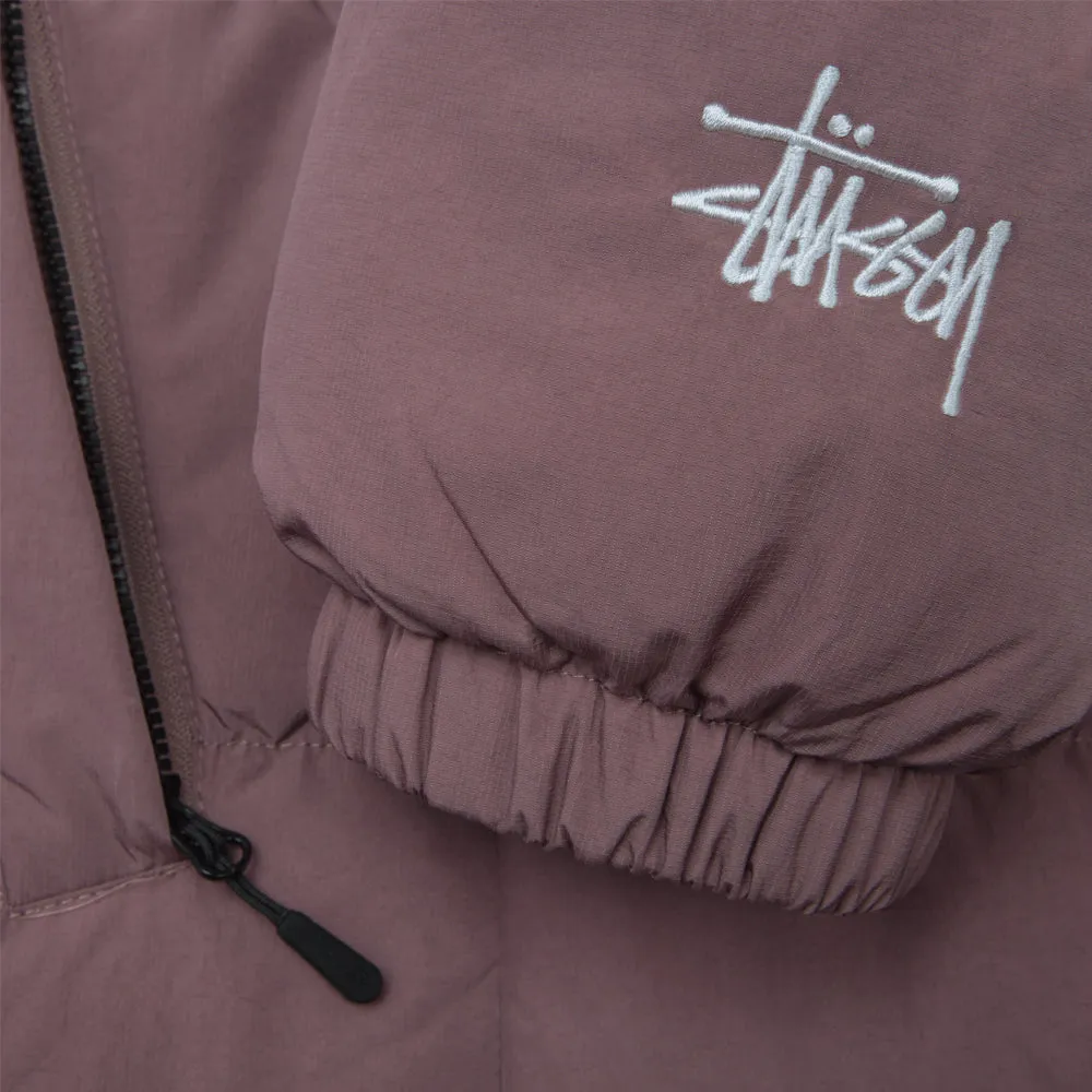 STSSY RIPSTOP DOWN PUFFER JACKET // ROSE