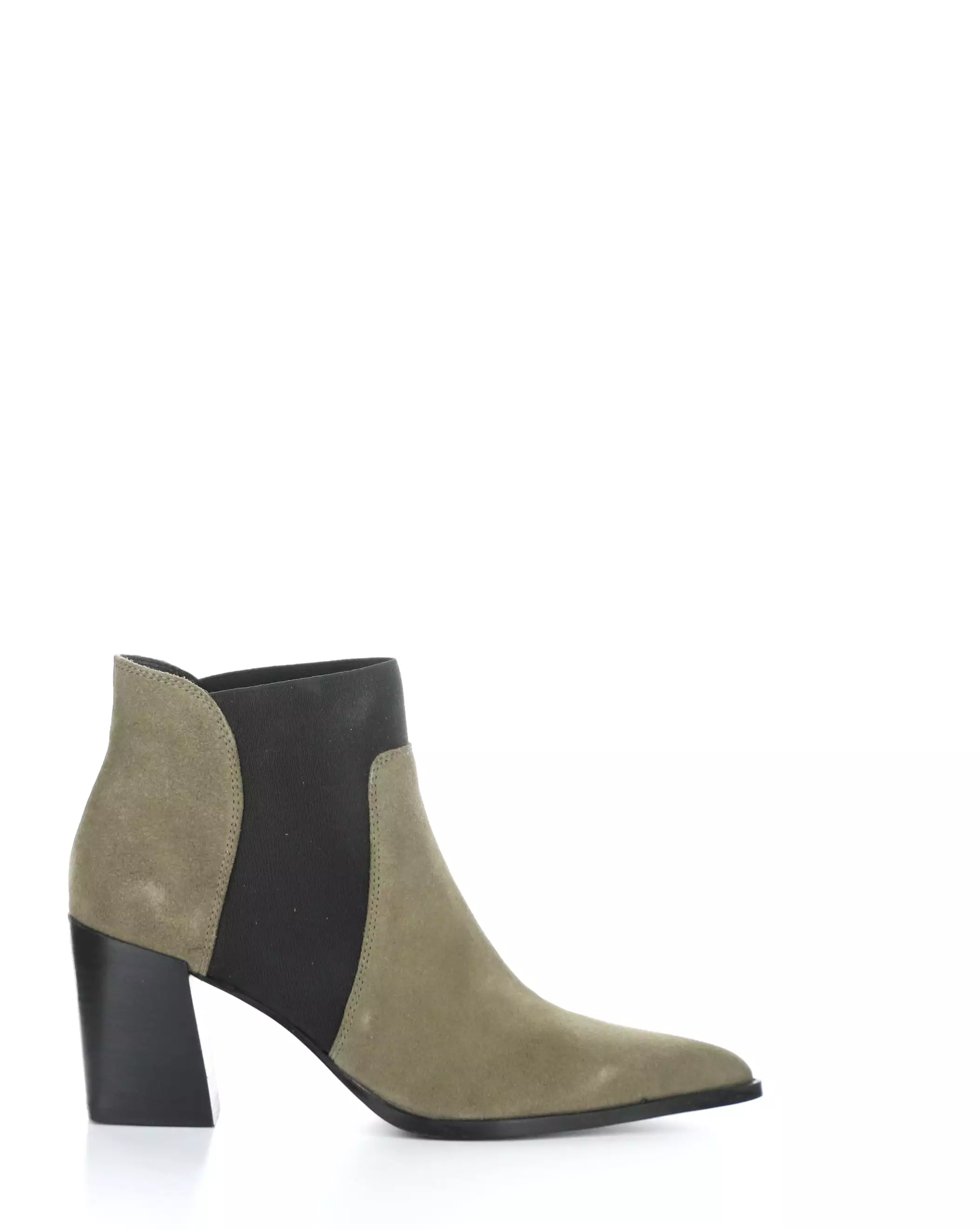 TALLIS OLIVE Pointed Toe Boots