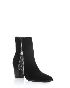 TALLON BLACK Pointed Toe Boots