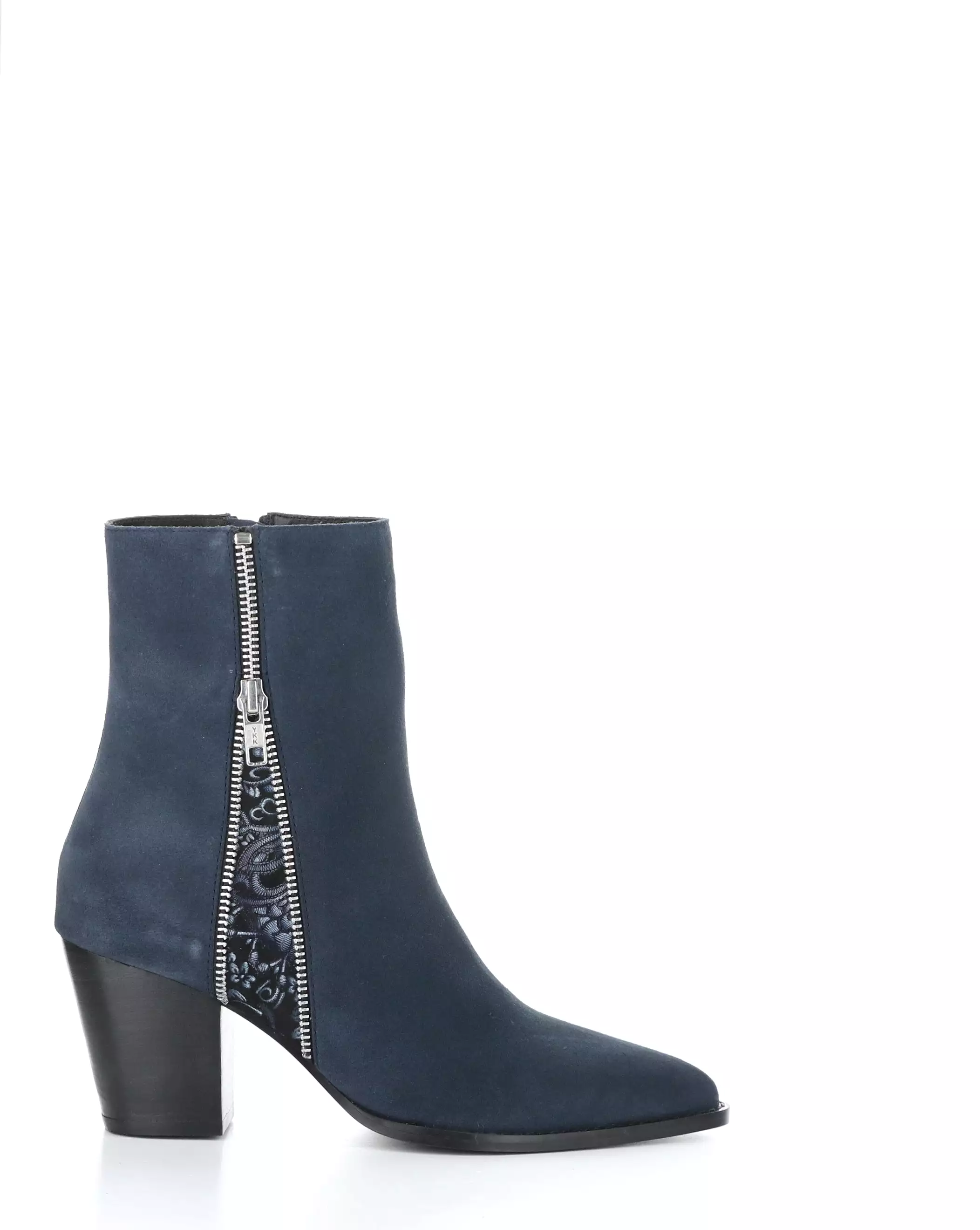 TALLON NAVY Pointed Toe Boots