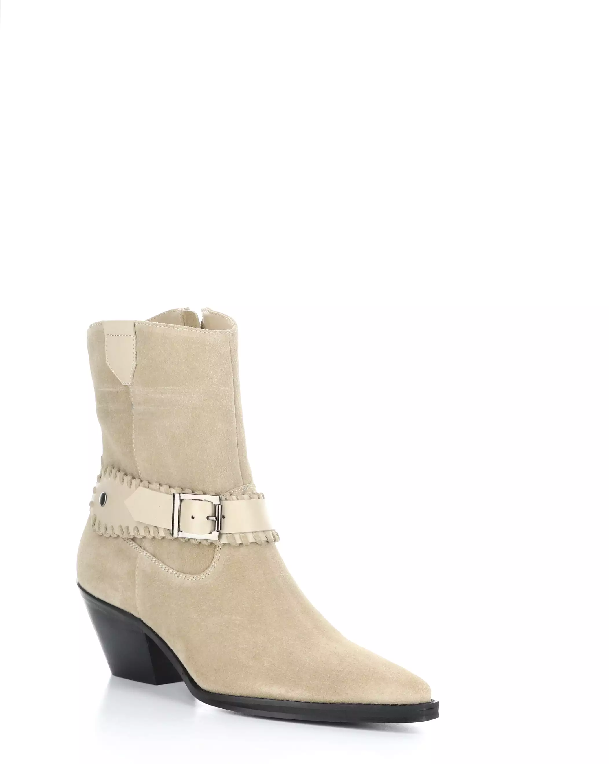 TARTAN BEIGE Pointed Toe Boots