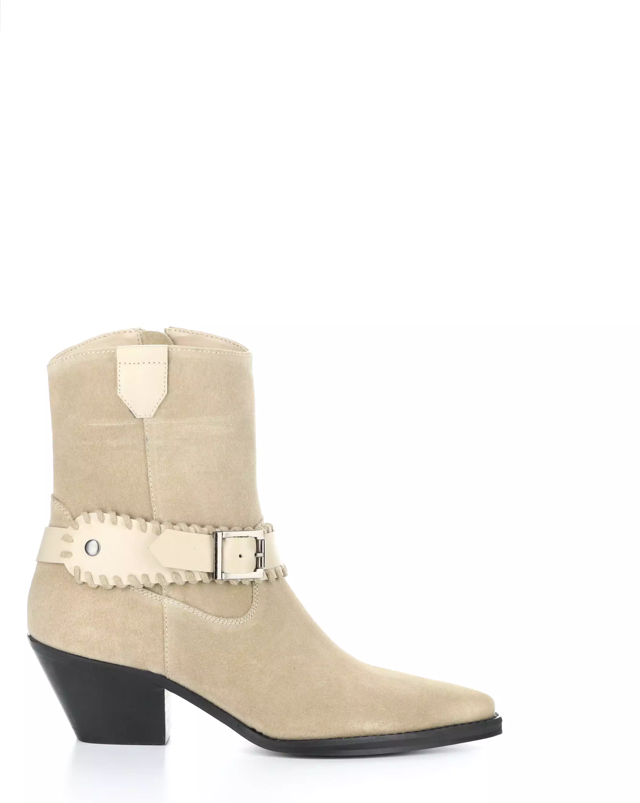 TARTAN BEIGE Pointed Toe Boots