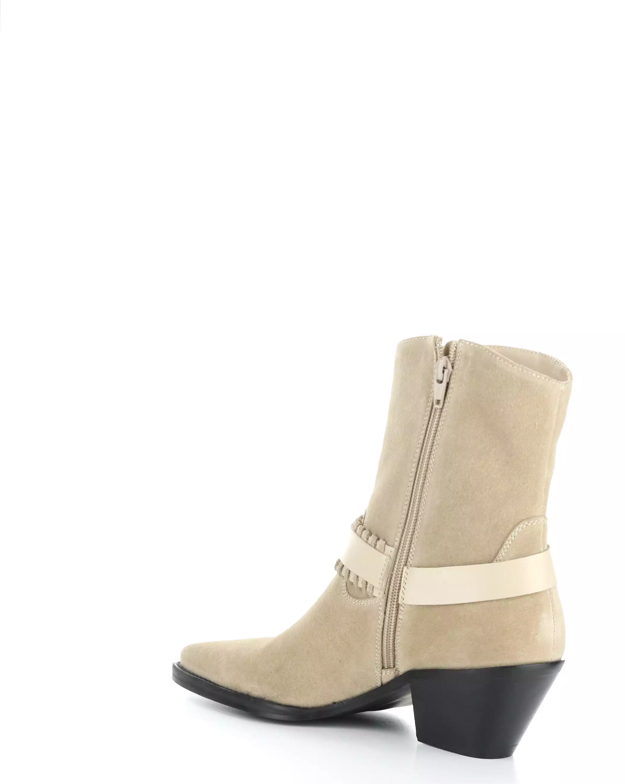 TARTAN BEIGE Pointed Toe Boots