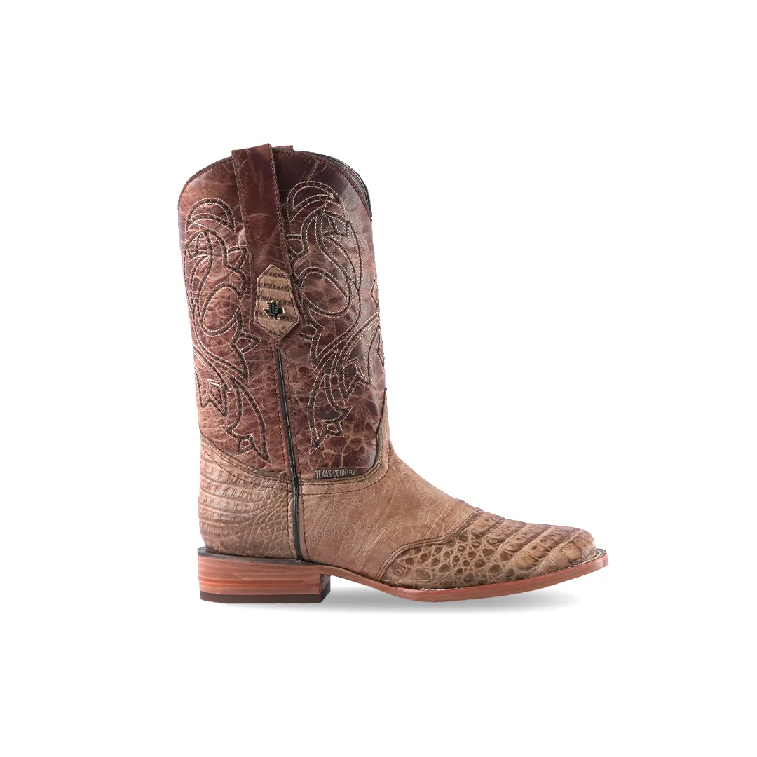 Texas Country Western Boot Nuca Ext Orix Quemado Square Toe E05