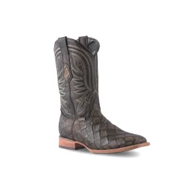 Texas Country Western Boot Pez Piraru Graso Camel Square Toe E688