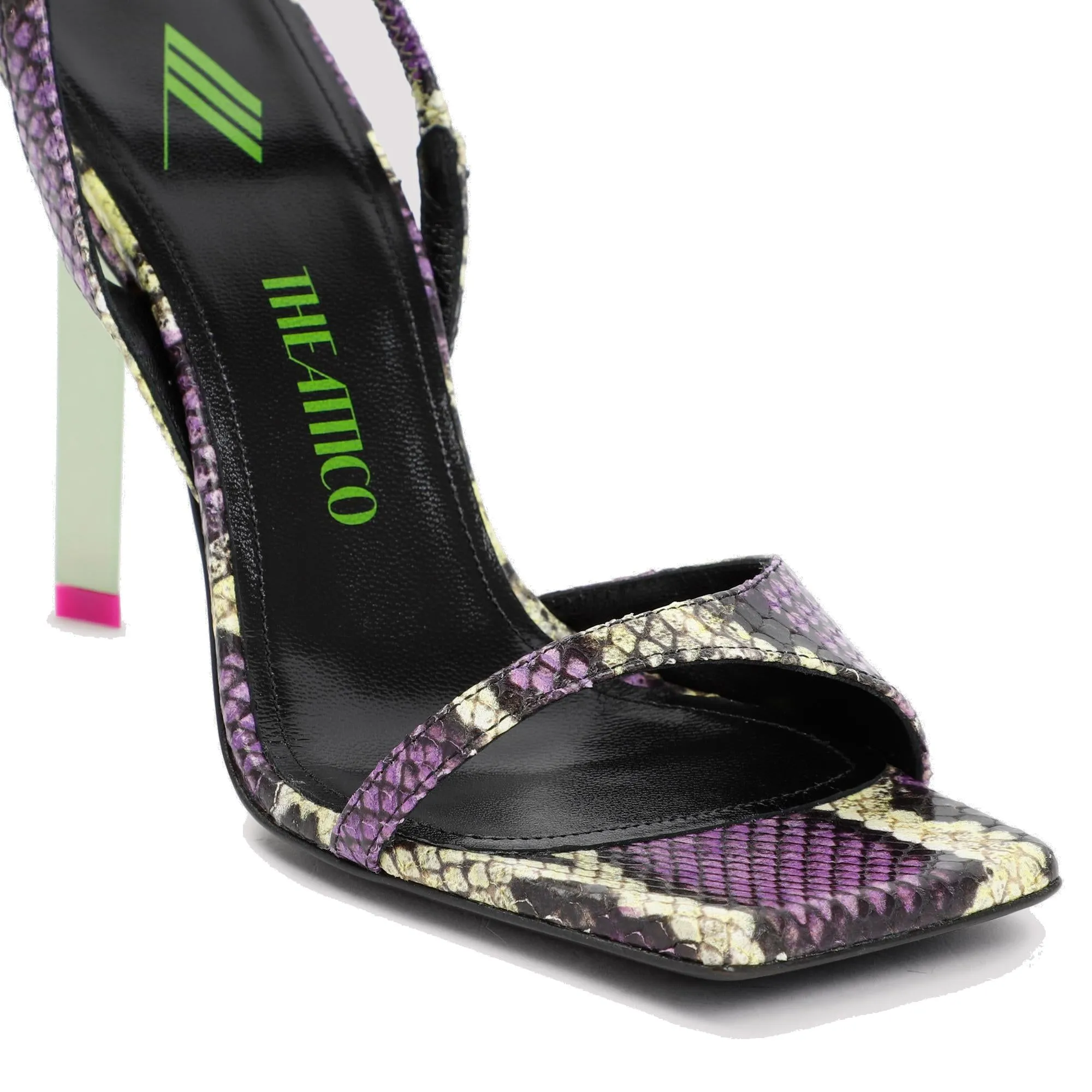 The Attico Slingback Strap Stiletto Sandals