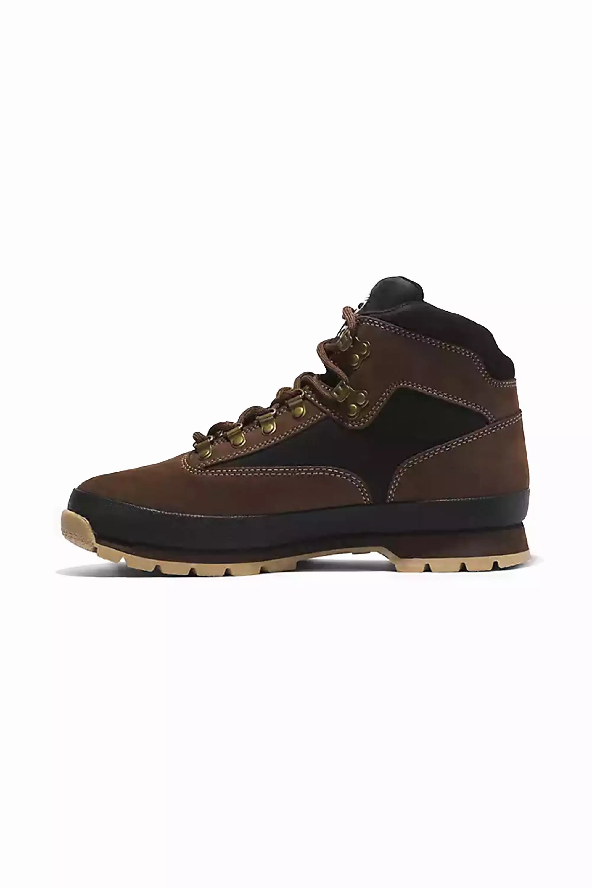 Timberland Men's Euro Hiker Leather Boot in Dark Brown Nubuck