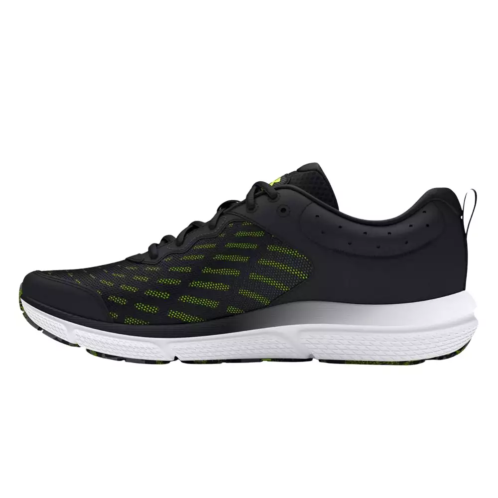 Under Armour Men's Charged Assert 10 Running Shoe - Black / High Vis Yellow