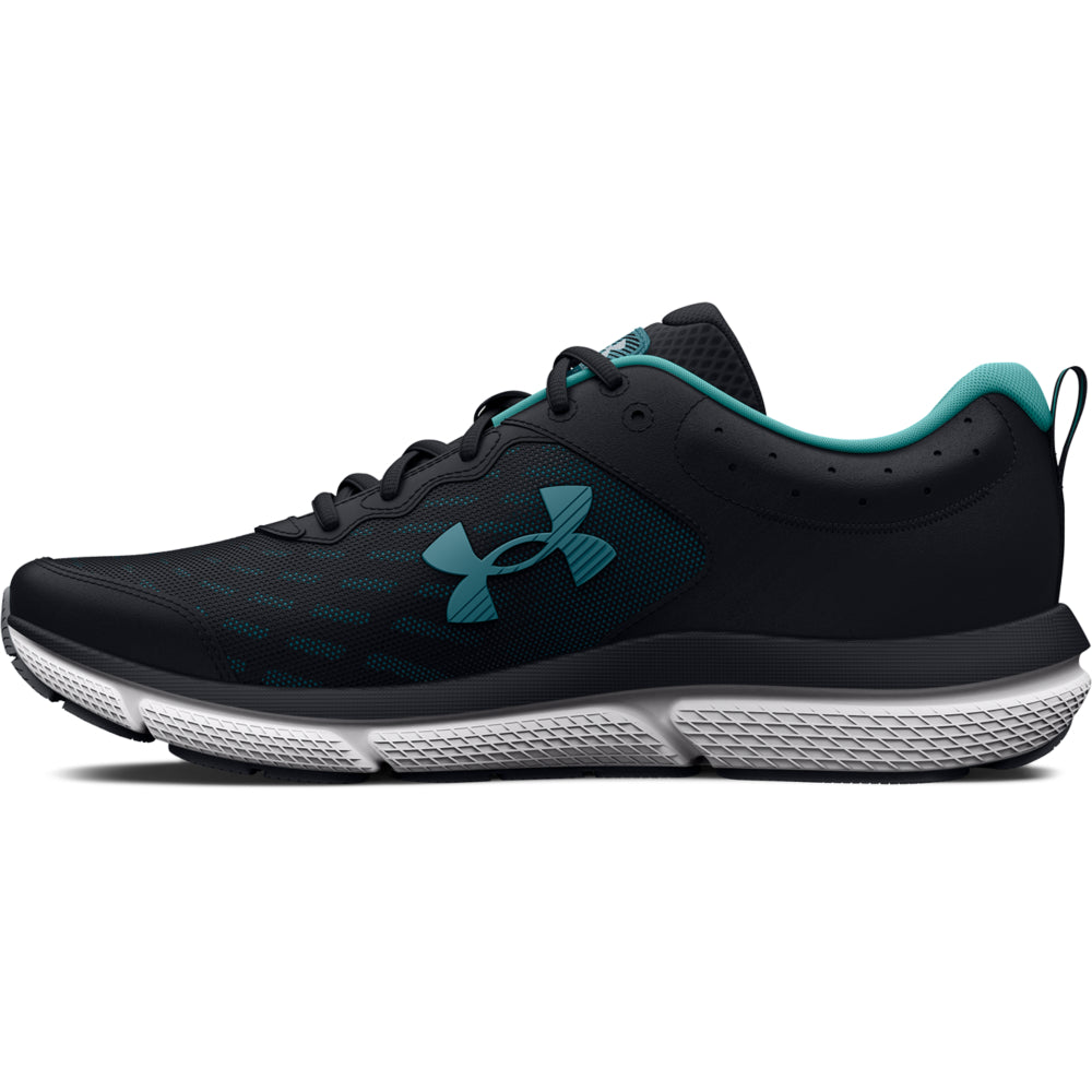 'Under Armour' Women's Charged Assert 10 - Black / Still Water / Halo Grey