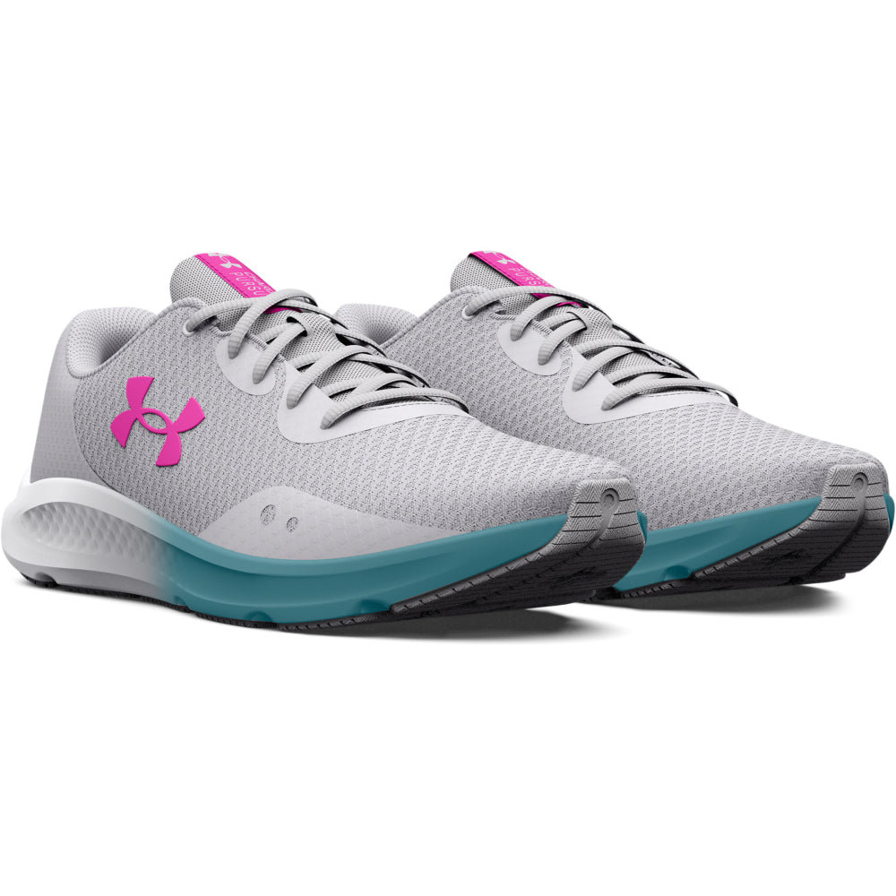 'Under Armour' Women's Charged Pursuit 3 - Halo Grey / Rebel Pink