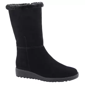 Valdini Women's Sofia Waterproof Black Suede