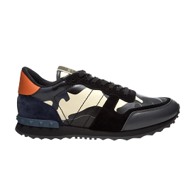 Valentino Garavani Men's Rockrunner Sneakers - CAMO/BLACK ORANGE