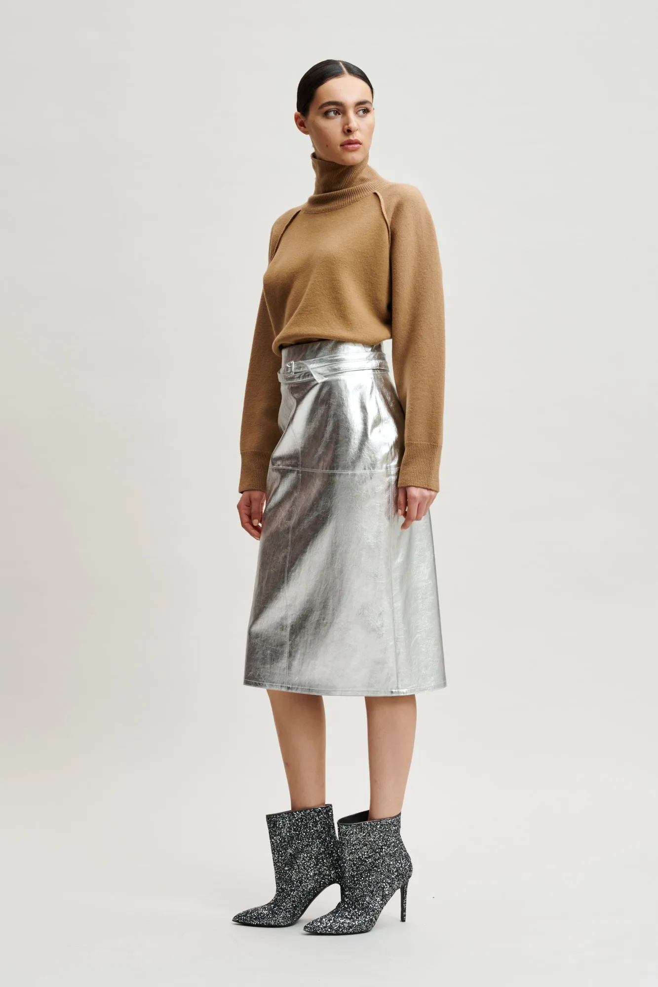 Vegan Leather Skirt