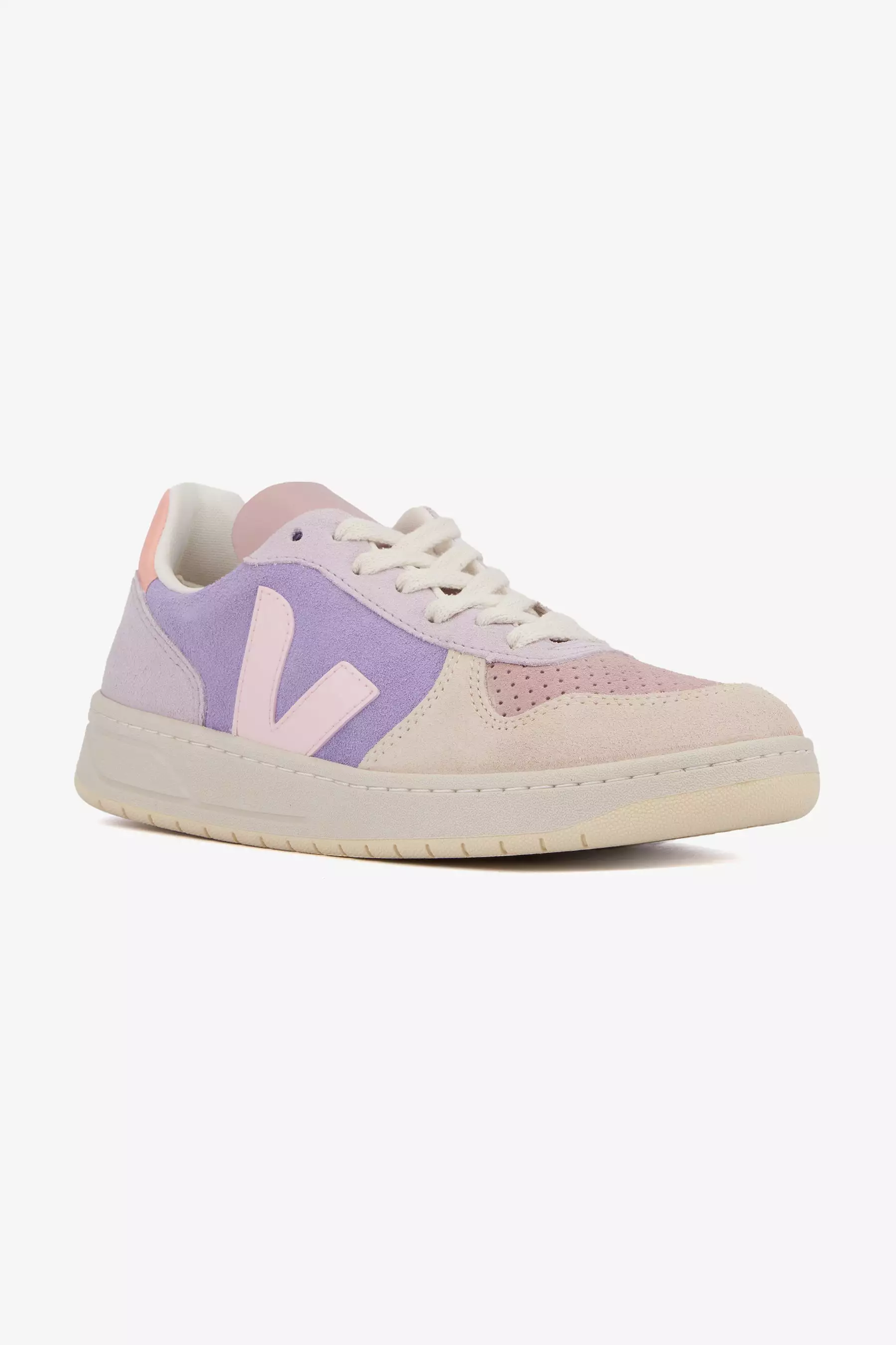 Veja V-10 Multicolor Lace-Up Sneaker