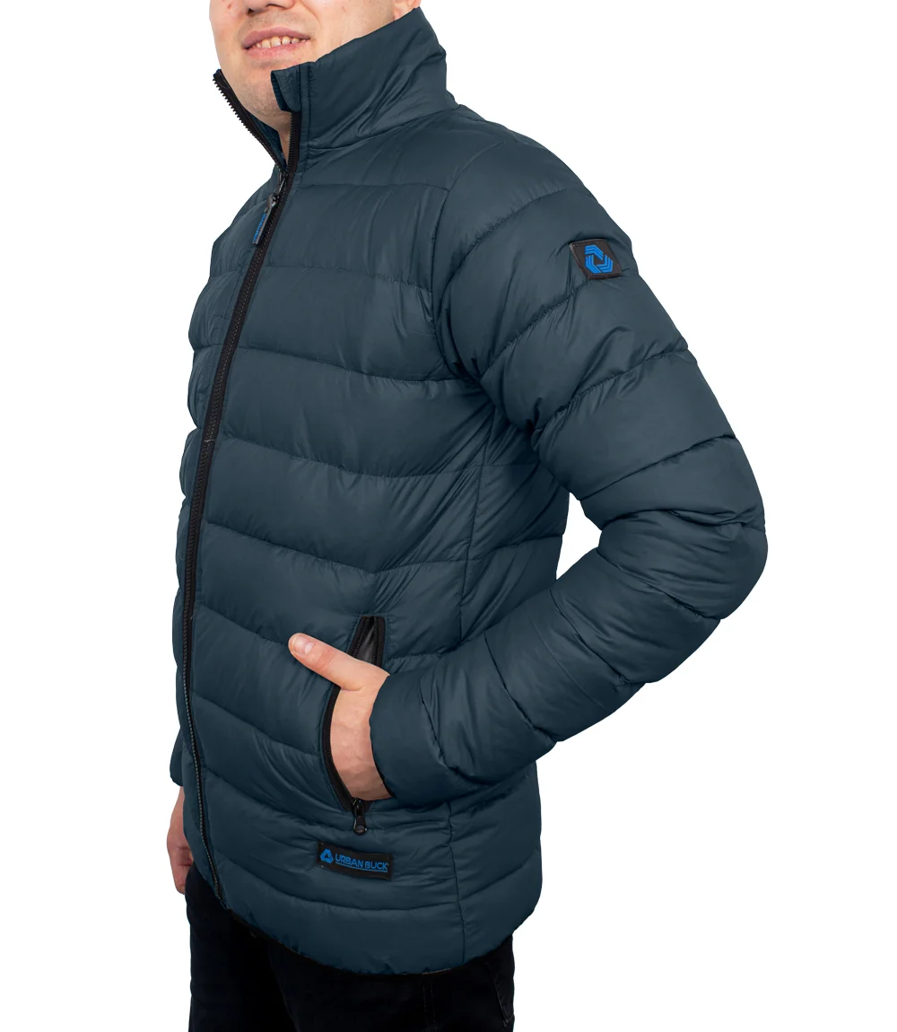 Vicente Navy Premium Puffer Jacket For Men