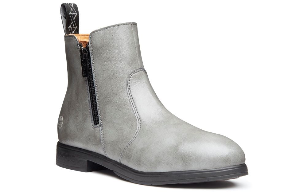 'Xena Workwear' Women's Omega WP EH Pull On Steel Toe - Vegan Grey