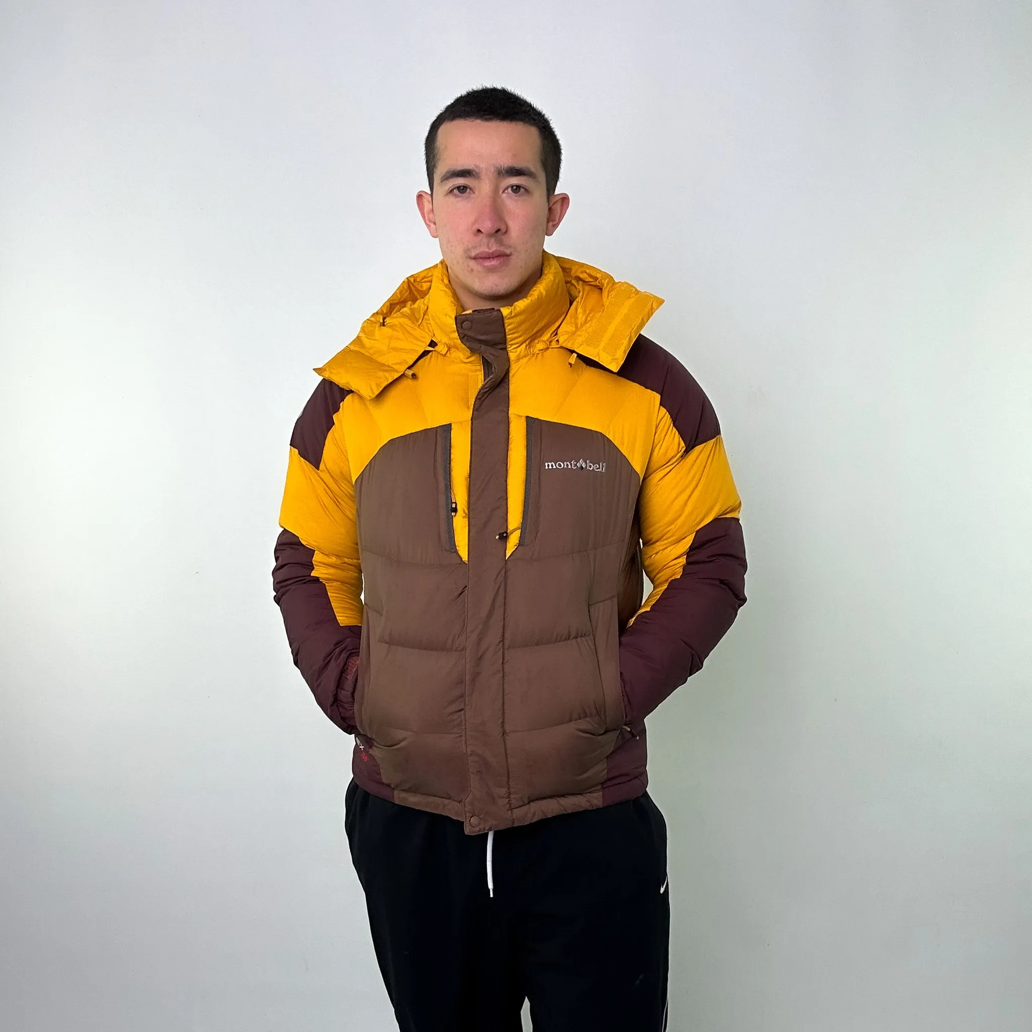 Yellow 90s Mont Bell EX 700+ Puffer Jacket Coat (L)