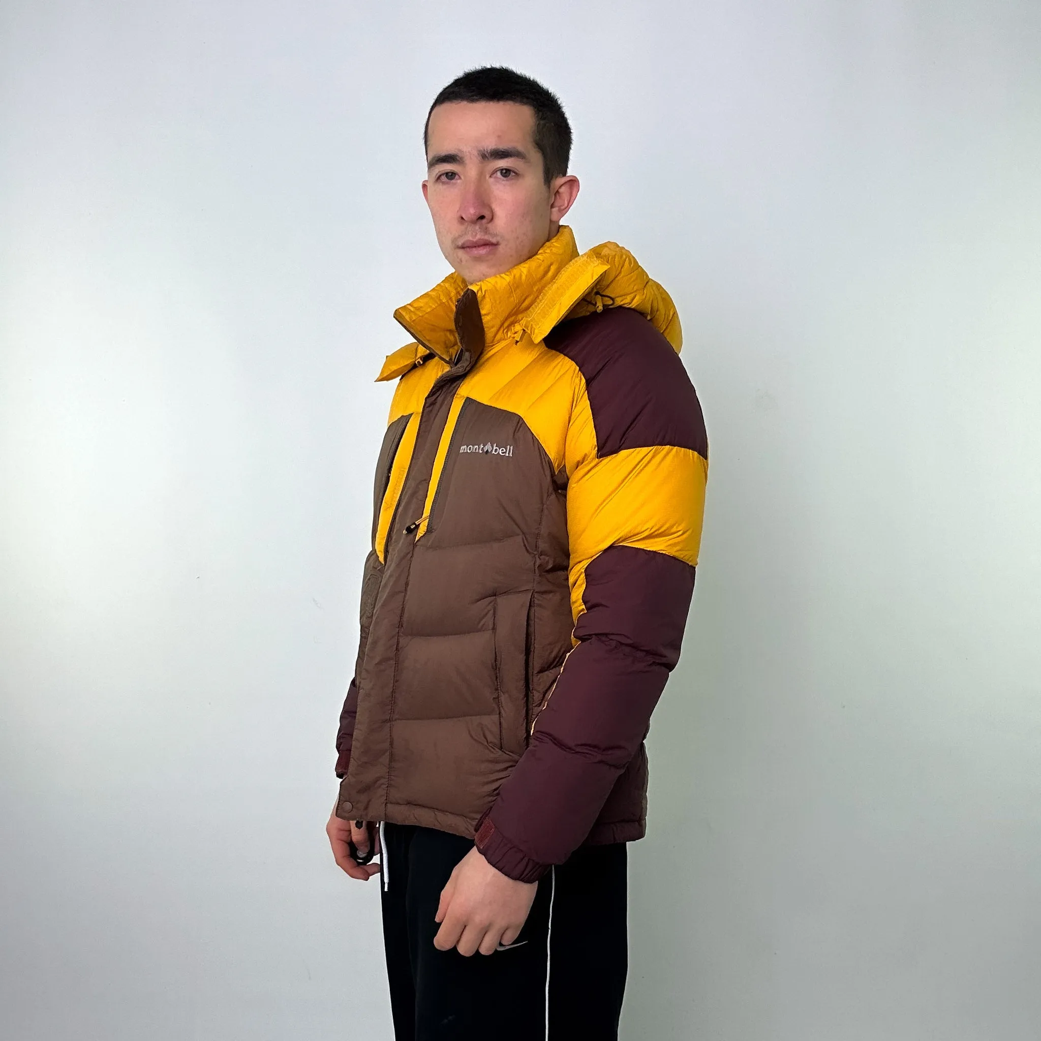 Yellow 90s Mont Bell EX 700+ Puffer Jacket Coat (L)